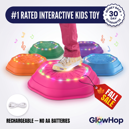 GlowHop™ - Light-Up Musical Stepping Stones