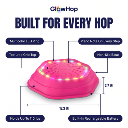 GlowHop™ - Light-Up Musical Stepping Stones